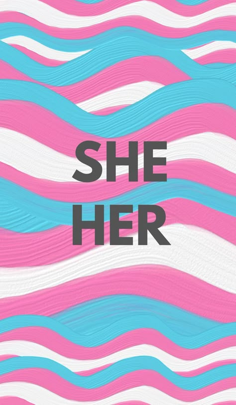 She They Pronouns, They Pronouns, Transgender Quotes, She Her Pronouns, Trans Pride Flag, Trans Art, Trans Flag, Lgbtq Funny, Trans Pride