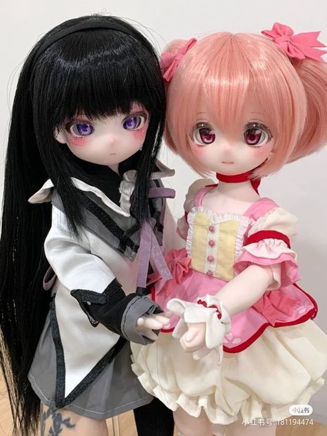 Homura Madoka, Me And Bro, Dolls, Anime, White