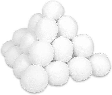 Amazon.com: climafusion 50 Pack Indoor Snowball Fight Set, Parent-Child Interaction Snowball Fights, 3 Inch Christmas Winter Holiday Realistic Fake Snow Toys for Indoor and Outdoor Snow Fight or Toss Game : Home & Kitchen Snowball Games, Fake Snowballs, Indoor Snowballs, Snow Decorations, Throwing Games, Snow Toys, Christmas Party Activities, Snow Ornaments, Christmas Tree With Snow