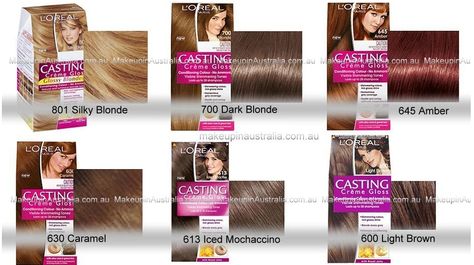 LOreal Casting Creme Gloss Hair Colour Loreal Casting Creme Gloss, Hair Color Designs, Casting Creme Gloss, Loreal Hair Color, Gloss Hair, Hair Colour Design, Hair Color Chart, Dark Blonde, Loreal Paris