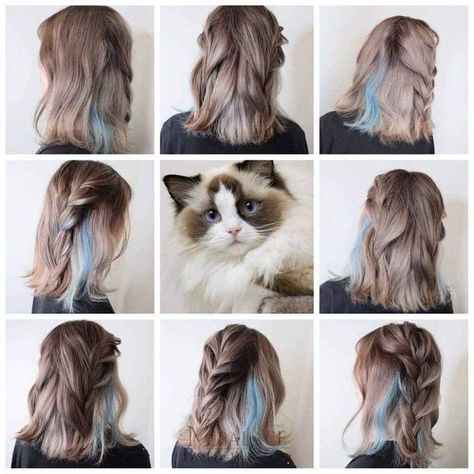 Aesthetic Wishlist, Hair Color Pictures, Split Dyed Hair, Korean Hair Color, Hair Style Korea, Hair Inspiration Short, Beautiful Hair Color, Hair Color Techniques, Fantasy Hair