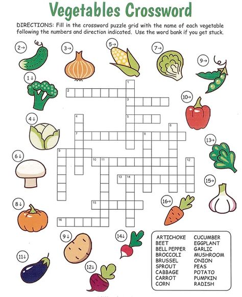 Cross Words Puzzle Worksheets, Cross Words Puzzle For Kids, Cross Word Puzzles For Kids, Cross Word Puzzles, Word Puzzles For Kids, Puzzle Food, Cross Word, Teach English To Kids, Free Time Activities