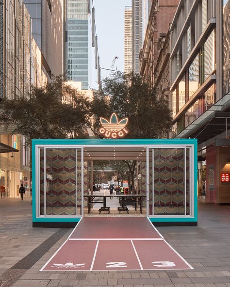 Gucci x adidas Pop-up Experience | Semi Permanent Sports Pop Up Store, Pop Up Shoe Store, Sport Pop Up Store, Adidas Pop Up Store, Outdoor Popup Store, Pop Up Store Outdoor, Luxury Brand Activation, Gucci Pop Up, Pop Up Experience