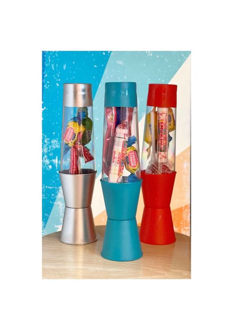 Lava Lamp Party Favors, Lava Party, Groovy Party Favors, Mini Lava Lamp, Make A Lava Lamp, 50th Birthday Party Favors, Groovy Party, Party List, Boy Party Favors