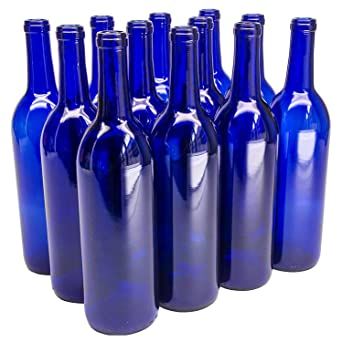 Bottle Bush, Stemware Glasses, Wine Bottle Table, Blue Wine Bottles, Wine Bottle Vases, Bottle Trees, Wedding Wine Bottles, Blue Fruit, Blue Glass Bottles