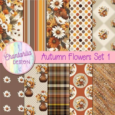 Free digital papers in an Autumn Flowers theme. Match them with the other digital papers, design elements and more in the Autumn Flowers set on Chantahlia Design. Instant download. Use them in your digital scrapbooking, digital planning, card making and other digital crafts or print them off for paper crafts Free Digital Scrapbooking Elements, Digital Paper Free Download, Digital Paper Freebie, Papers Design, Scrapbook Printables Free, Free Digital Scrapbooking Paper, Flowers Theme, Digital Art Journal, Thanksgiving Paper