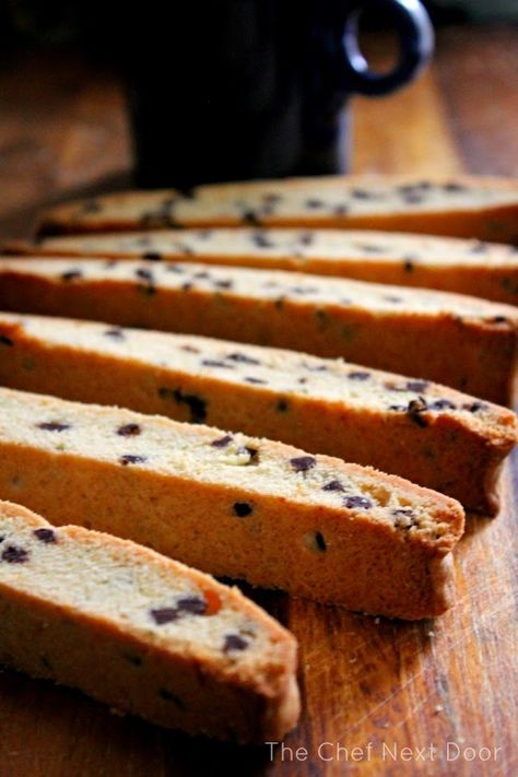 Orange Biscotti Recipe, Chocolate Chip Biscotti Recipe, Tea Foods, Chocolate Chip Biscotti, Orange Biscotti, Cheese Pancakes, Orange Chocolate, My Favorite Recipes, Biscotti Recipe