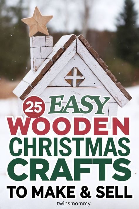 Discover easy DIY Christmas wood crafts that are perfect for making and selling during the holidays. Fun, festive, and fast to create! Diy Christmas Wood Crafts, Christmas Cookies Decorating, Making Christmas Cookies, Christmas Crafts To Make And Sell, Twins Mommy, Christmas Diy Wood, Wooden Christmas Crafts, Christmas Magnet, Wooden Snowflakes