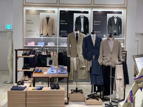 Fashion Retail Interior, Price Display, Suit Stores, Retail Store Interior Design, Clothing Store Interior, Clothing Store Design, Shirt Display, Luxury Closets Design, Retail Store Interior