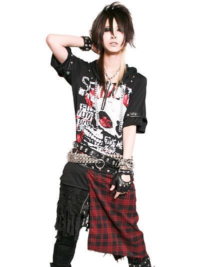 Visual Kei Fashion, Japanese Punk, Kei Visual, Kei Fashion, Punk Clothing, Punk Emo, Punk Rock Fashion, Punk Outfits, Grunge Goth