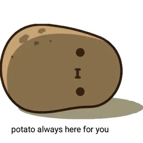 potato Tayto Potato Wallpaper, Potato Drawing Cute, Cartoon Potato Cute, Potato Jokes, Potato Tattoo, Potato Character, Potato Art, Potato Picture, Potato Puns