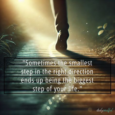 👣 Don’t underestimate the power of small steps. Even the tiniest move forward can lead to the most significant changes. Trust the journey, and take that step—you’re on the right path. 🌱  #smallsteps #bigchanges #trustthejourney #growth #inspiration #lifewisdom #selfempowerment #motivation #selfgrowth Path Quotes Journey, Steps Quotes, Path Quotes, Trust The Journey, Soulful Quotes, Growth Inspiration, Thinking Positive, 12 Steps Recovery, Series Quotes