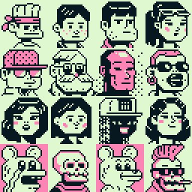 Pixel Art Infographic, 8 Bit Video Game Art, 8 Bit Illustration, Pixelated Character Design, 8bit Graphic Design, 4 Color Pixel Art, Pixel Illustration Graphic Design, 16 Pixel Character, Pixel Characters Design