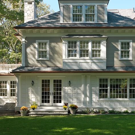 Dentil Molding Exterior | Houzz Exterior Moulding Ideas, Dentil Molding Exterior, Moulding On Windows Exterior, Dental Molding Trim Exterior, Dentil Moulding Exterior, Exterior Dentil Molding, Craftsman Moulding, Centerhall Colonial Exterior, Front Door Molding