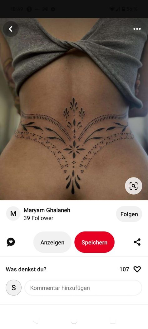 Lower Back, Tattoos, Design