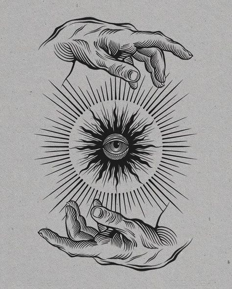 Ordo Ab Chao Tattoo, To Do Tattoo, Sun Drawings, Linework Design, Do Tattoo, Antique Tattoo, Gotik Tattoo, Tato Flash, Tato Minimal