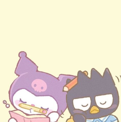 Bad Badtz Maru And Kuromi, Batzu Maru And Kuromi, Kuromi And Batzmaru Matching Pfp, Batz Maru X Kuromi, Kuromi And Badtz Maru Wallpaper, Badtz Maru And Kuromi Matching Pfp, Kuromi And Batzmaru, Badz Maru And Kuromi, Kuromi And Badtz Maru