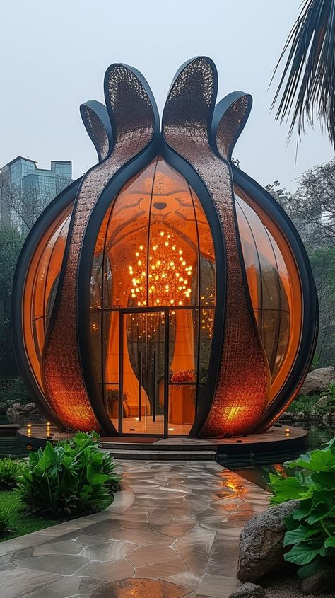 Biophilic Furniture, Mushroom Building, Biomorphic Architecture, Floating Pavilion, Biomorphic Design, Unusual Architecture, Iranian Culture, Architect Jobs, Resort Plan