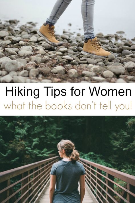 Hiking tips for women and hiking tips you won't learn from books! #hikingtips #outdoorliving #hiking Beginner Hiking Tips, Hiking Tips For Women, Hiking Hacks For Women, Hiking Tips And Tricks, How To Start Hiking, Backpacking Tips For Women, Hiking Tips For Beginners, Hiking For Beginners Woman, Hiking For Beginners