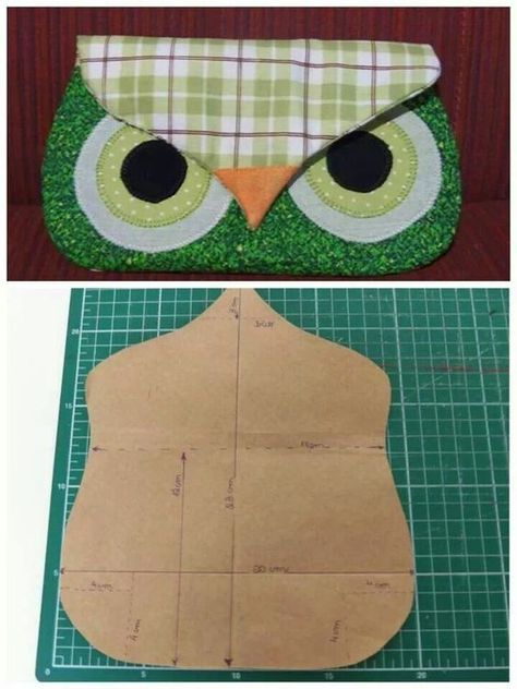 Owl purse pattern Owl Bags, Owl Sewing, Owl Purse, Owl Bag, Sew Ins, Costura Diy, Owl Crafts, Sewing Purses, Owl Patterns