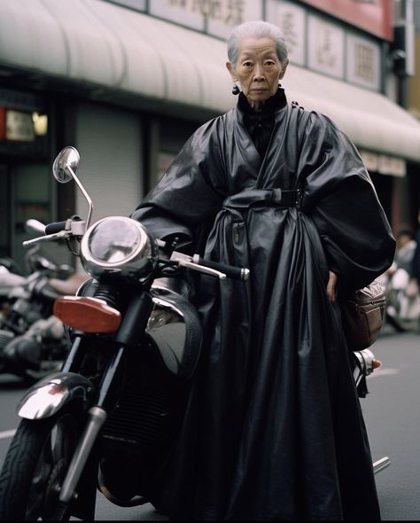 Samurai Inspired Fashion, Japanese Gothic Fashion, Full Black Outfit Casual, Japanese Avant Garde Fashion, Wabi Sabi Fashion, Samurai Fashion, Japanese Goth, Modern Samurai, Japanese Vintage Fashion