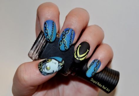 Persona 5 Nails, Caroline And Justine, Anime Nails, Persona 3, Inspired Nails, Persona 5, 5 S, Persona, Twins