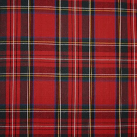 Tartan Crafts, Christmas Tartan, Royal Stewart Tartan, Choosing Fabric, Stewart Tartan, Blue Tartan, Cotton Crafts, Tartan Fabric, Check Fabric