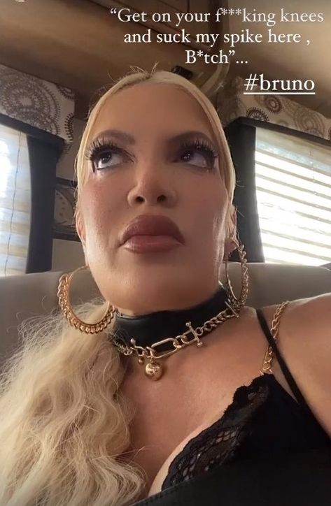 TORI Spelling was looking unrecognizable as she rocked black lingerie and a leather collar in a new photo and clip. All this comes as fans continue to speculate the actress has split from her husband, Dean McDermott. The 48-year-old took to her Instagram Stories to first share a photo of herself in a makeup chair, […] Eye Opening Quotes, Makeup Chair, Tori Spelling, Famous Couples, Large Hoop Earrings, Leather Collar, Khloe Kardashian, Black Lingerie, Tv Stars