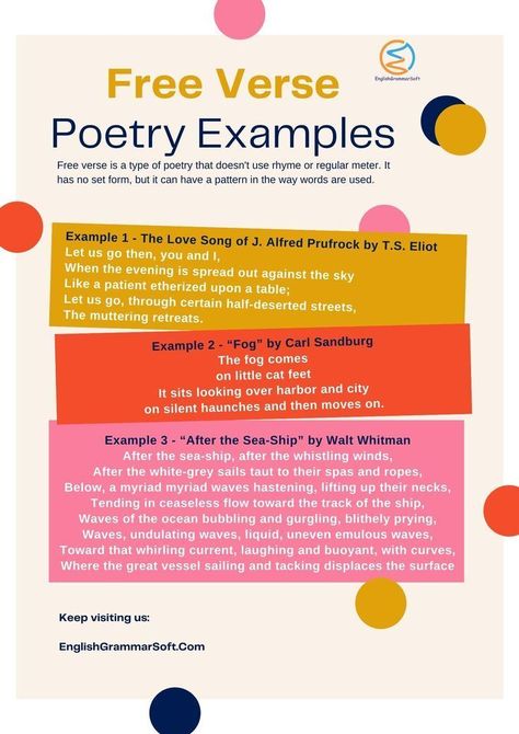 Free Verse Poetry Examples Free Verse Poetry Examples, Poetry Examples, Free Verse Poetry, Poems About Love, Free Verse Poems, Poetry Ideas, Free Verse, About Love, A Pattern