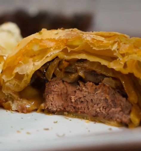 Budget Friendly Beef Wellington - This is Not Diet Food Easy Beef Wellington, Wellington Recipe, Frozen Steak, Cheap Family Meals, Beef Wellington Recipe, Havarti Cheese, Cheap Easy Meals, Havarti, Easy Dinner Recipe