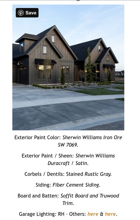 Brown Board, England House, Board And Batten Exterior, Metal Building House Plans, Fiber Cement Siding, Cement Siding, Board And Batten Siding, Exterior Paint Color, Metal Siding