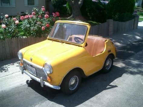 Microcar, Tiny Cars, Yellow Car, Weird Cars, Man Cave Garage, Pedal Cars, Unique Cars, Mini Cars, Small Cars