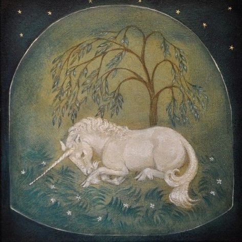 Lucy Campbell, Unicorn Hunter, Folklore Art, The Last Unicorn, Moon Garden, Unicorn Art, Arte Inspo, Fairytale Art, Arte Fantasy