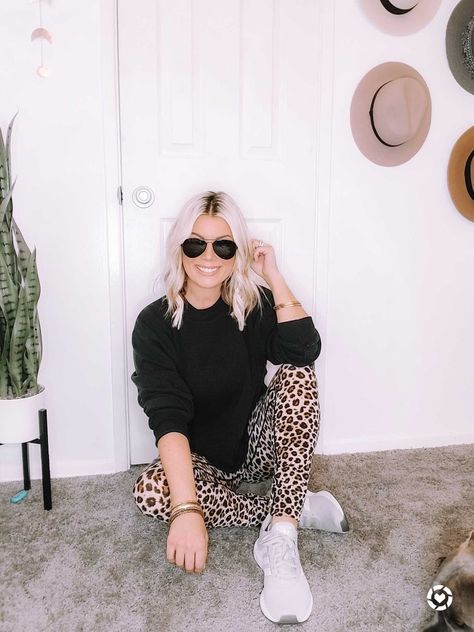 leopard leggings http://liketk.it/3msVs @liketoknow.it #liketkit #ltkstyletip #ltkunder50 #ltkunder100 Leopard Print Leggings Outfit, Leopard Leggings Outfit, Gym Leggings Outfit, Leggins Outfit, Printed Leggings Outfit, Hiking Outfits, Leopard Outfits, Random Style, Leopard Leggings