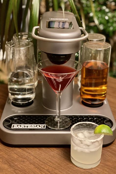 Bartesian Review Bartesian Cocktail Maker, Cocktail Machine, Margarita Machine, Adult Beverages Recipes, Cocktail Maker, Bar Cocktails, Popsugar Food, Food Tech, Oprahs Favorite Things