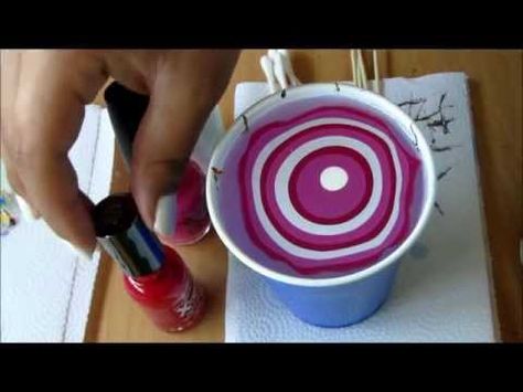 Marble Tutorial, Marble Nails Tutorial, Water Nail Art, Water Marble Nail Art, Water Marble Nails, Water Nails, Nails Tutorial, Water Marble, Marble Nail Art