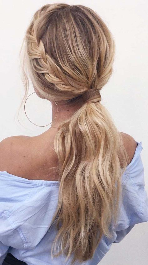 Ponytail Hairstyles Low, Best Ponytail Hairstyles, Best Ponytail, Up Ponytail, Hairstyles Ponytail, Amazing Hairstyles, Easy Hairstyles For Medium Hair, Penteado Cabelo Curto, High Ponytails