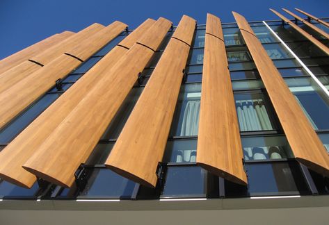 Vertical Louvers Facade, Louvers Facade, Timber Louvres, Horizontal Louvers, Vertical Louvers, Screen Facade, Wood Louver, Timber Screen, Shading Device