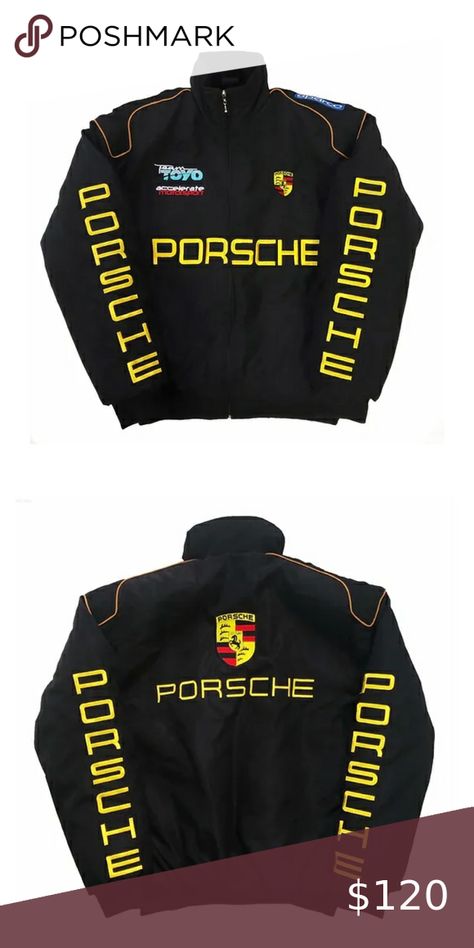 Porsche XL racing jacket, rare Porsche Jacket, Retro Porsche, Porche Vintage, L A, Racing Jacket, Gear Shift, Vintage Jacket, Embroidery Logo, Porsche