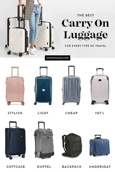 The Best Carry-On Luggage 2019 - As Tested By A Frequent Flier! Best Carry On Luggage For Women, Best Carry On Bag For Women, Travel Outfit Spring, Taylor Schilling, Packing Guide, Traveling Tips, Travel Clothes, Best Carry On Luggage, Luggage Brands