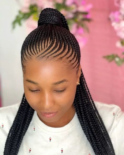 Beautiful Pencil Hairstyles 2024 • Chick About Town Hairstyle Cornrows Natural Hair, Latest Cornrow Rasta Hairstyles 2024, Cornrow In One Hairstyles, Pencil Styles Hair, Ladies Hairstyles Braids, Hairstyles For Ladies 2024, Pencil Hairstyles African, Hairstyles For Ladies Braids, Latest Hair Styles 2024