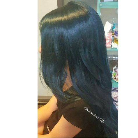 W O N D E R ● W O M E N    Mid Night blue Hair Mid Night Blue Hair, Mid Night, Night Blue, Love Hair, Blue Hair, Beautiful People, Long Hair Styles, Hair Styles, Hair