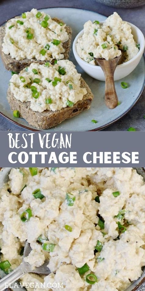 Vegan Cottage Cheese, Cheese Substitute, Diet Diary, Vegan Cheese Recipes, Baking Powder Uses, Dairy Free Yogurt, Dairy Free Cheese, Ninja Foodi, Köstliche Desserts