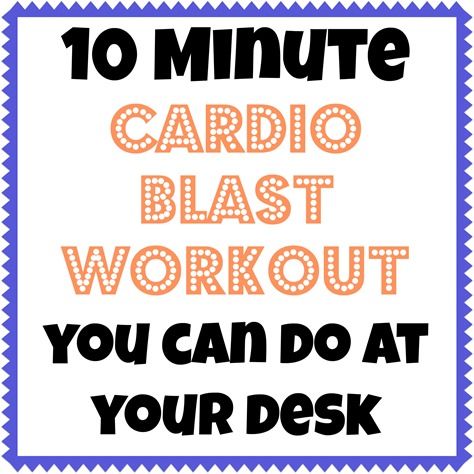 10 Minute Cardio Blast Workout You Can Do At Your Desk 10 Minute Cardio, Short Workout, Peanut Butter Fingers, Butter Fingers, Desk Workout, 10 Minute Workout, Circuit Workout, Workout Routines, Quick Workout