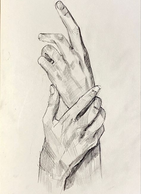 Sketchbook Hands Drawings, How To Shade Hands Drawing, Womens Hands Drawing, Hands In The Air Pose, Step By Step Hand Drawing, Drawings Of Hands Sketches, Art Sketches Hands, Hand Drawings Sketches, Hands Sketching