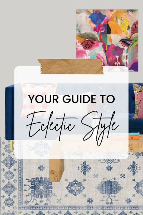 Eclectic interiors are a great option for those of us who just can’t commit to one style. These are some tips and tricks to creating a personalized eclectic space that blends all of your favorite things. eclectic decor | eclectic living room | eclectic home | eclectic bedroom | eclectic kitchen | eclectic maximalism | eclectic boho decor | eclectic bathroom | eclectic gallery wall | eclectic interior | eclectic decorating | eclectic decorating ideas Eclectic French Country Living Room, Eclectic Mantle, Eclectic Decorating Ideas, Eclectic Interior Design Style, Eclectic Living Room Decor, Eclectic Boho Home, Bathroom Eclectic, Gallery Wall Eclectic, Colorful Eclectic Bedroom