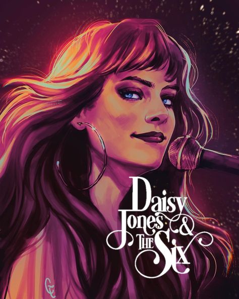 Daisy Jones Fanart, Daisy Jones And The Six Fanart, Standalone Books, Book Vibes, Daisy Jones And The Six, Evelyn Hugo, Arte Van Gogh, Daisy Jones, I'm With The Band