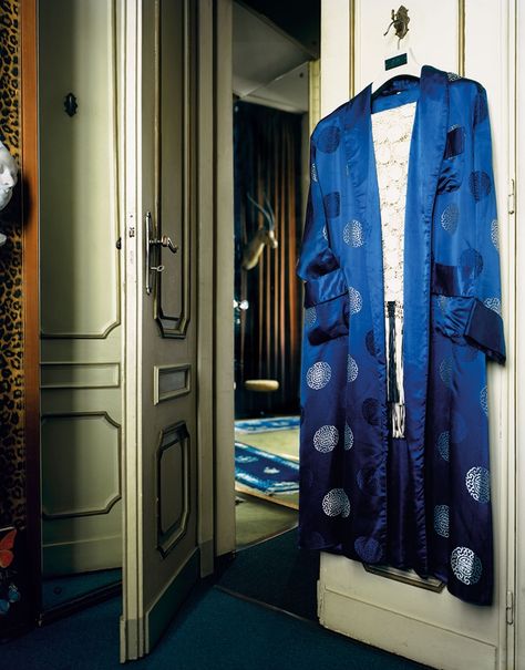 Architect and designer Carlo Mollino’s Turin apartment | Christie's  Mollino’s dressing gown in the Butterfly room Classic Eclectic Decor, Neoclassic Interior, Moody Victorian, Carlo Mollino, Organic Modernism, Riverside Apartment, Butterfly Room, Maximalist Interior, Modern Eclectic