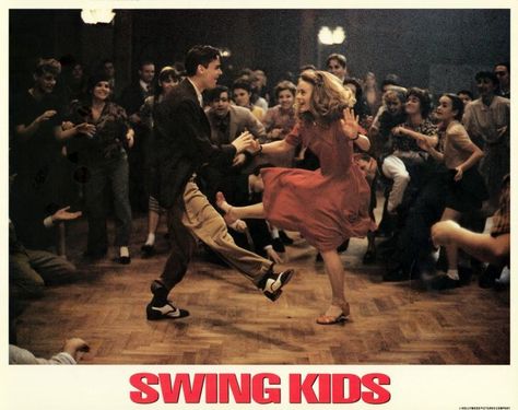 Swing Kids 11x14 Movie Poster (1993) Sean Leonard, Vintage Foto's, Lindy Hop, Swing Dancing, Musica Rock, Shall We Dance, Swing Dance, Rock Lee, People Dancing