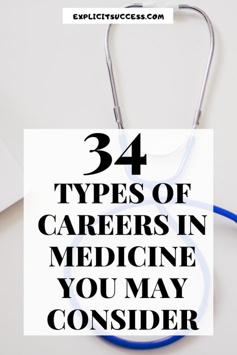 Every career role in this sector of work can be complex and challenging. Nevertheless, careers in medicine have a huge influence on the lives of other people.  There is an abundance of career options available, many you may not have known existed.  So before you make the decision to start a career in medicine, medical sciences or research, it’s a good idea to have a little understanding about what it’s all about. #career #medicine #medical #hospital #health #life #types #success #profession Types Of Nurses Career, Types Of Careers, Public Health Career, Healthcare Careers, Career Ideas, Hospital Health, Medical Hospital, Medical Careers, Career Exploration